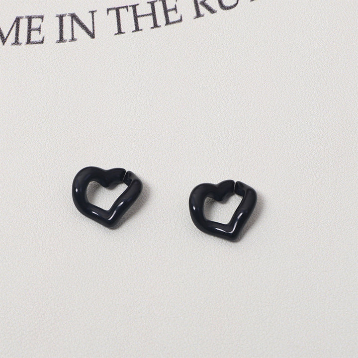 WoHeart-Shaped Decorative Earrings Bowlift