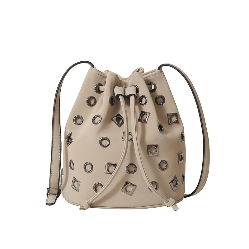 Stylish Drawstring Bucket Bag