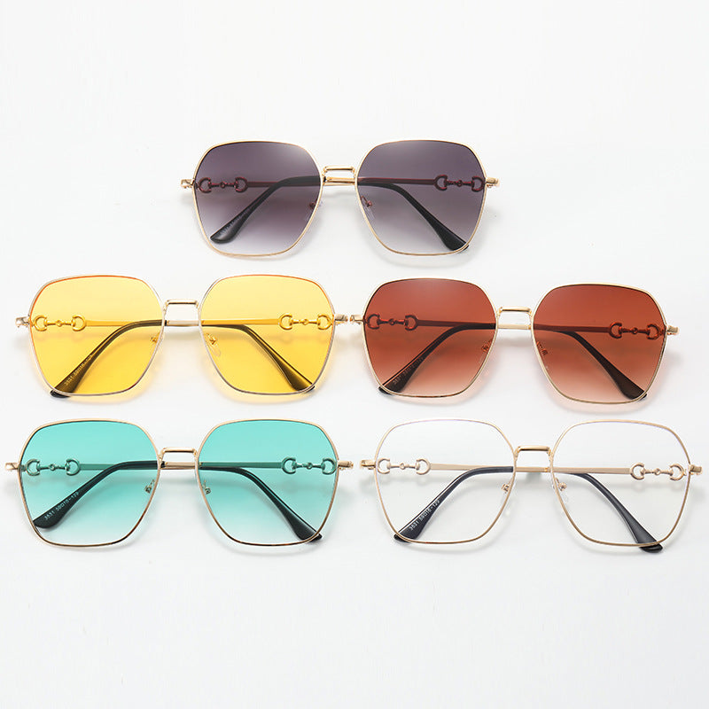 Women's geometric oversized sunglasses Bowlift