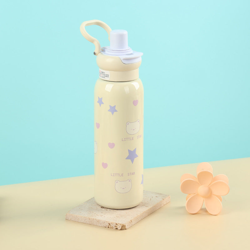 Women's Child-Friendly Stainless Steel Water Bottle Bowlift
