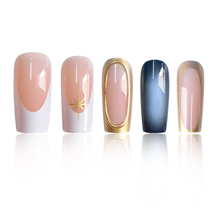 Elegant Press-On Nail Set Bowlift