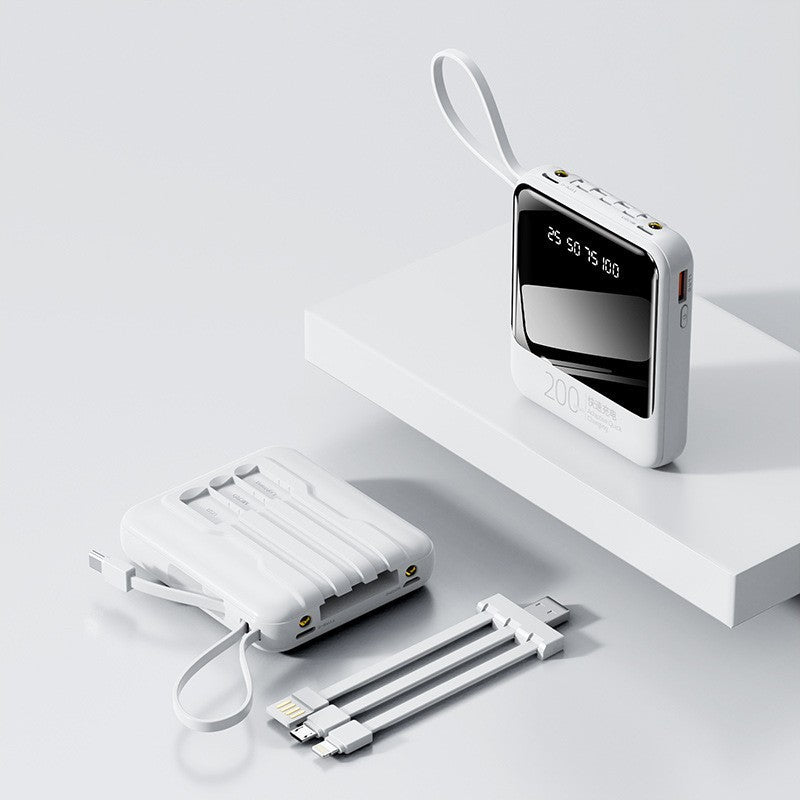 Portable power bank with smart charging and LCD display Bowlift