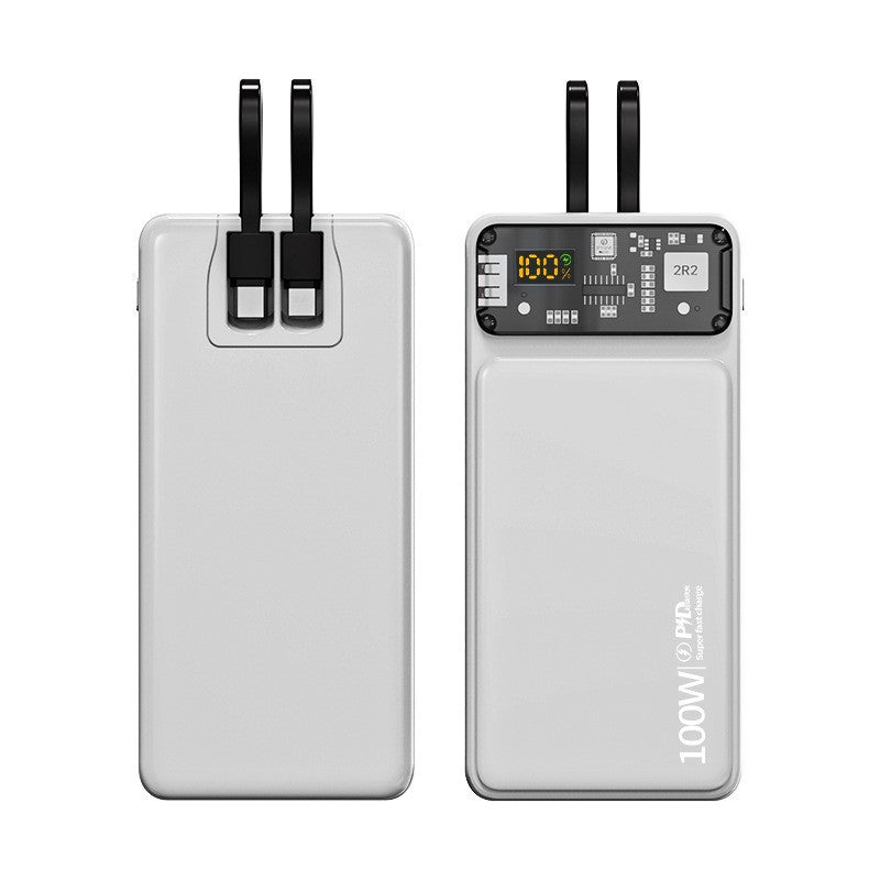High-performance power bank with dual connection and digital display Bowlift
