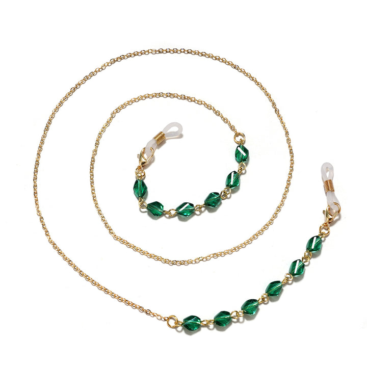 Elegant Beaded Eyewear Chain Bowlift
