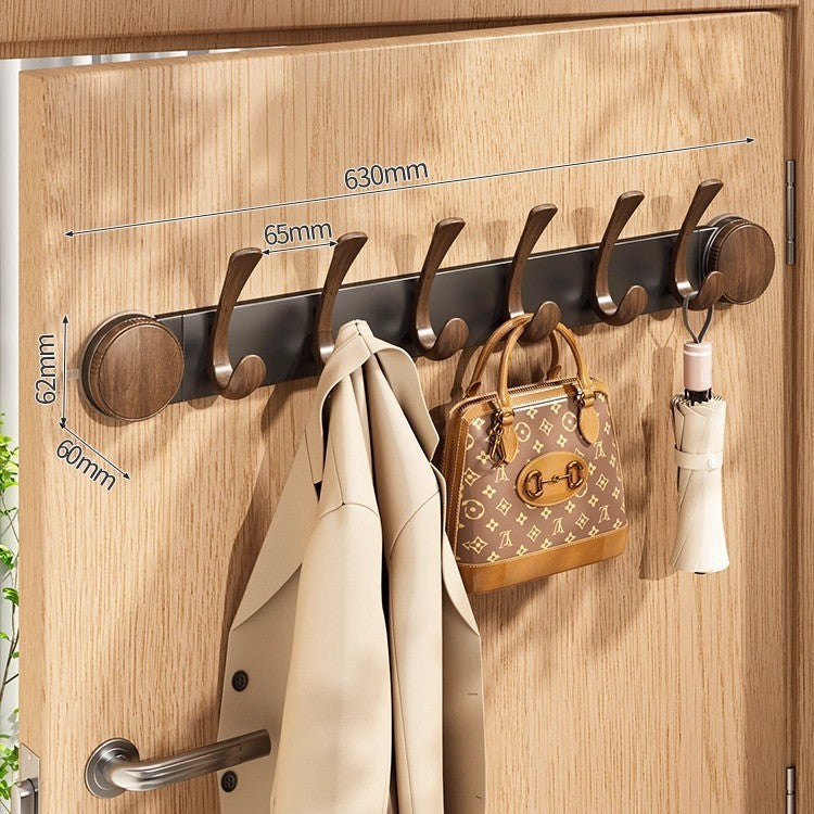 Stylish Wall-Mounted Coat and Bag Hook Rack Bowlift