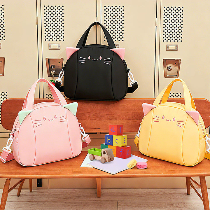 Cute Cat Ear Handheld Tote Bag Bowlift