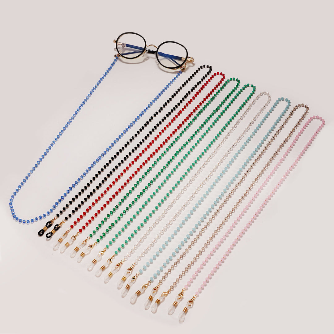 Elegant Beaded Eyewear Chain Bowlift