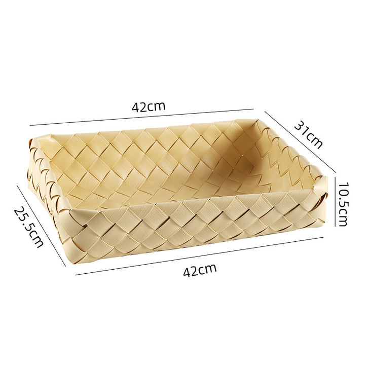 Handwoven Storage Tray Bowlift