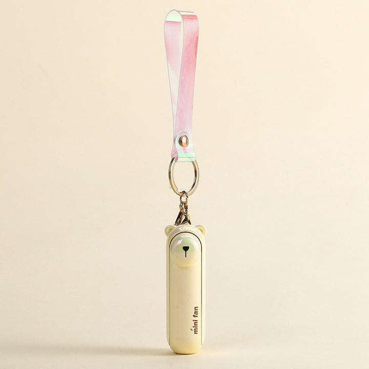 Unisex Mini Hand Fan in playful bunny design Bowlift