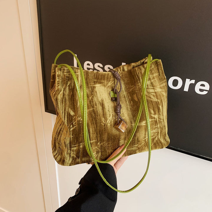 Chic Textured Handheld Tote Bag Bowlift