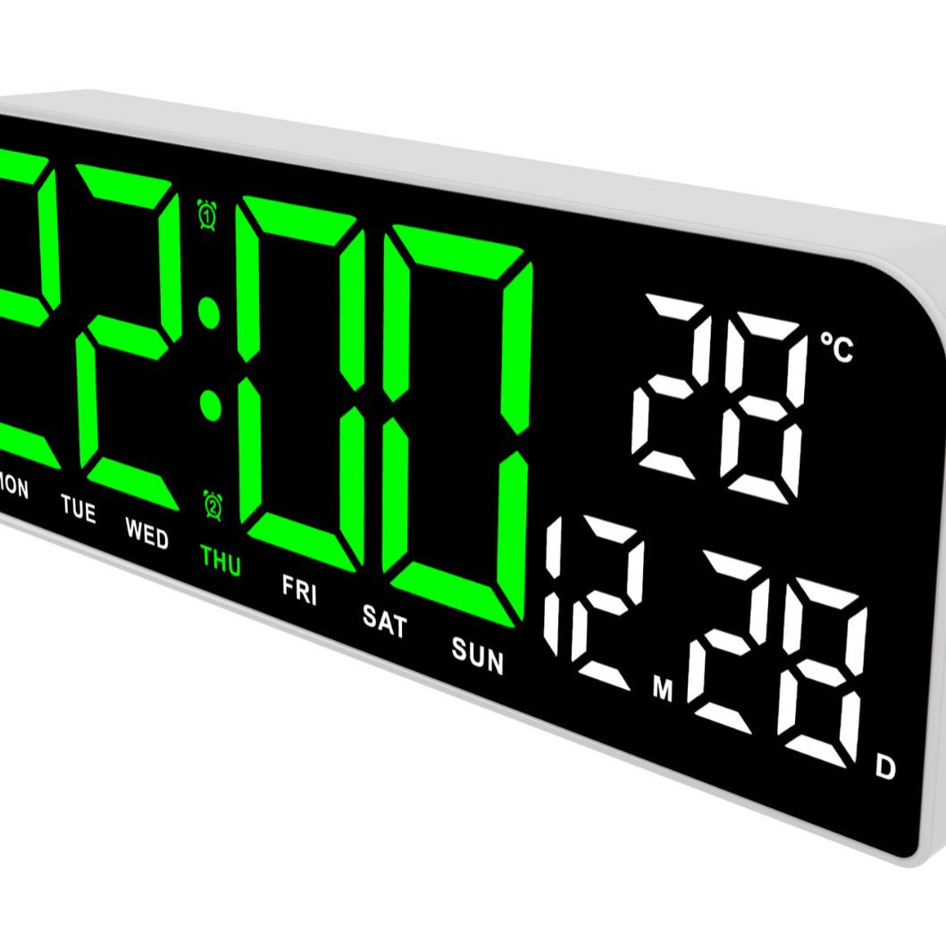 Digital Multifunctional Alarm Clock with Temperature Display Bowlift