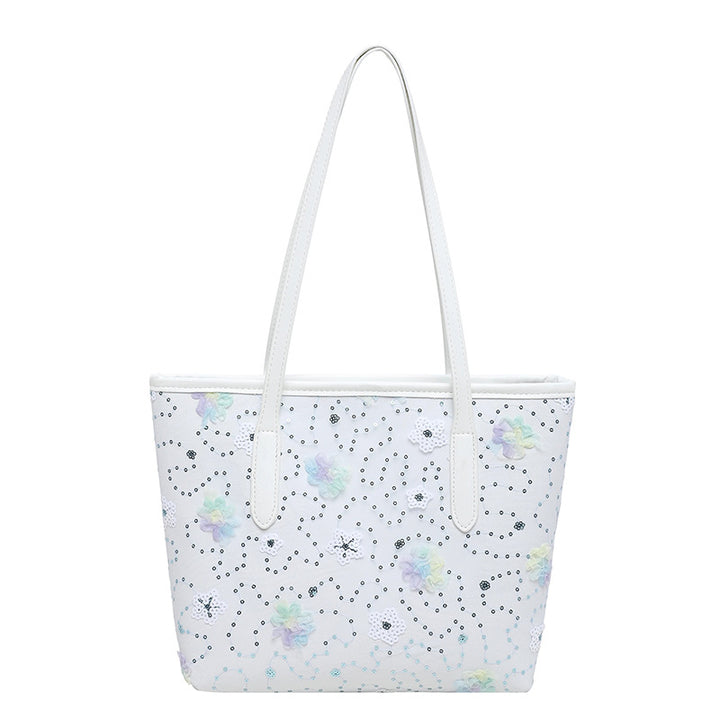 WoFloral Embellished Tote Bag Bowlift