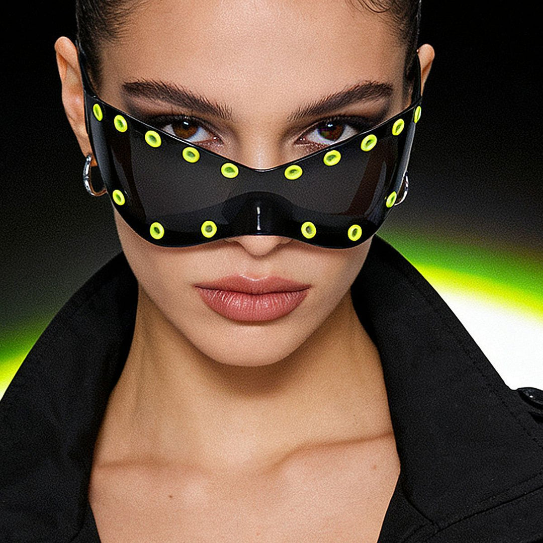 Women's sporty designer sunglasses with innovative metal accents Bowlift
