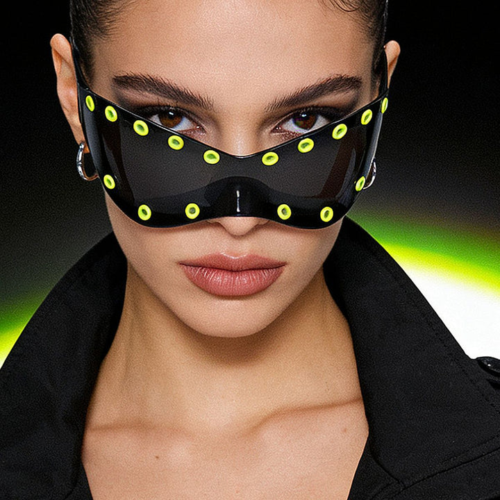 Women's sporty designer sunglasses with innovative metal accents Bowlift