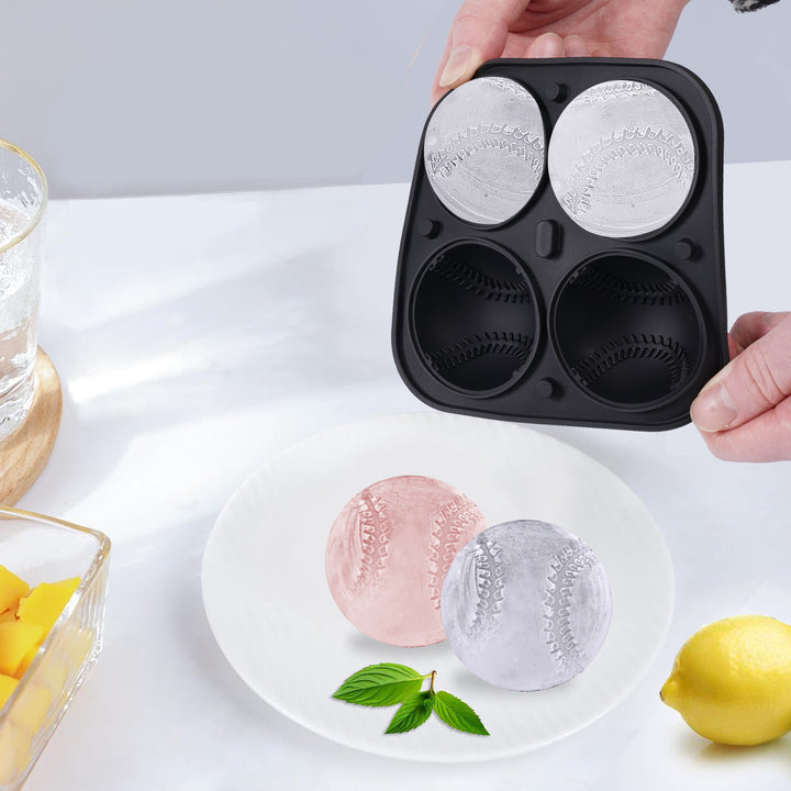 Baseball-Themed Silicone Ice Ball Maker