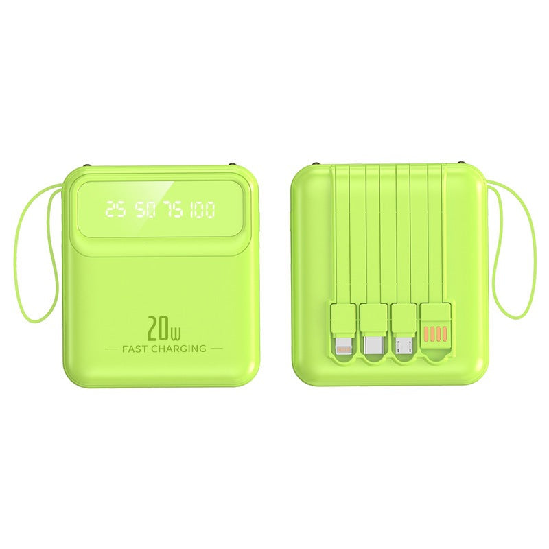 Portable power bank with integrated multifunction charging technology Bowlift