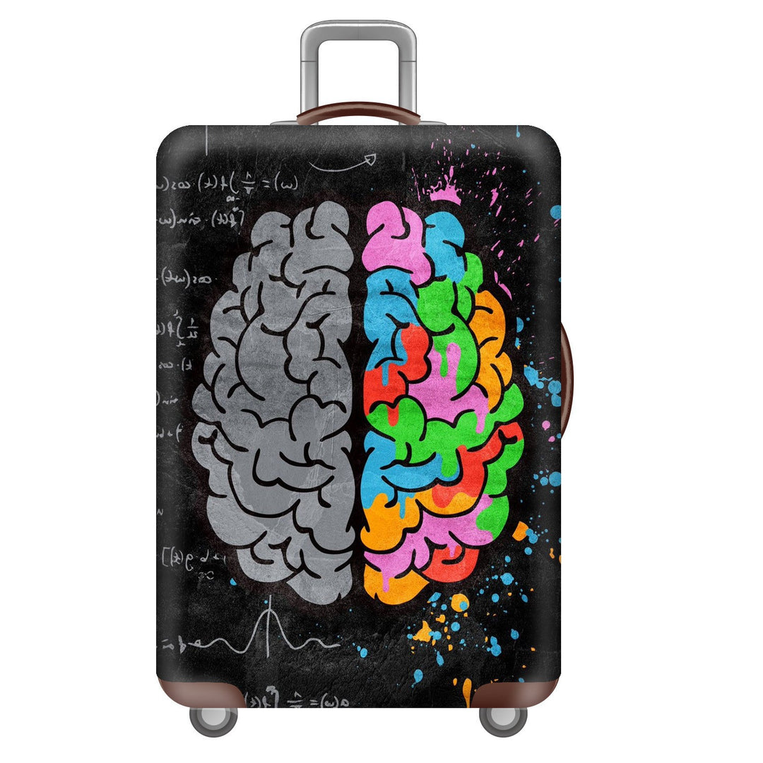 Unisex Hard Shell Suitcase with Inspiring Cityscape Bowlift