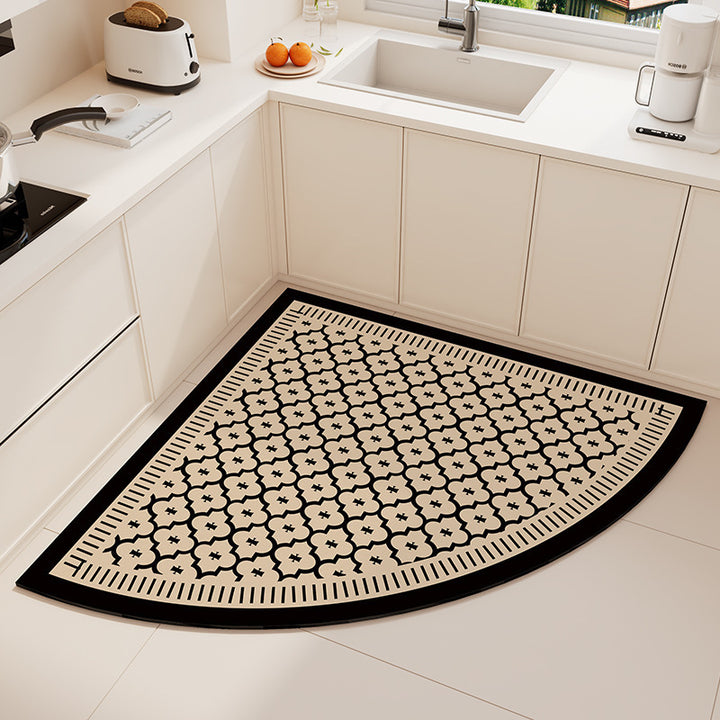 Tropical Theme Park Decorative Kitchen Mat