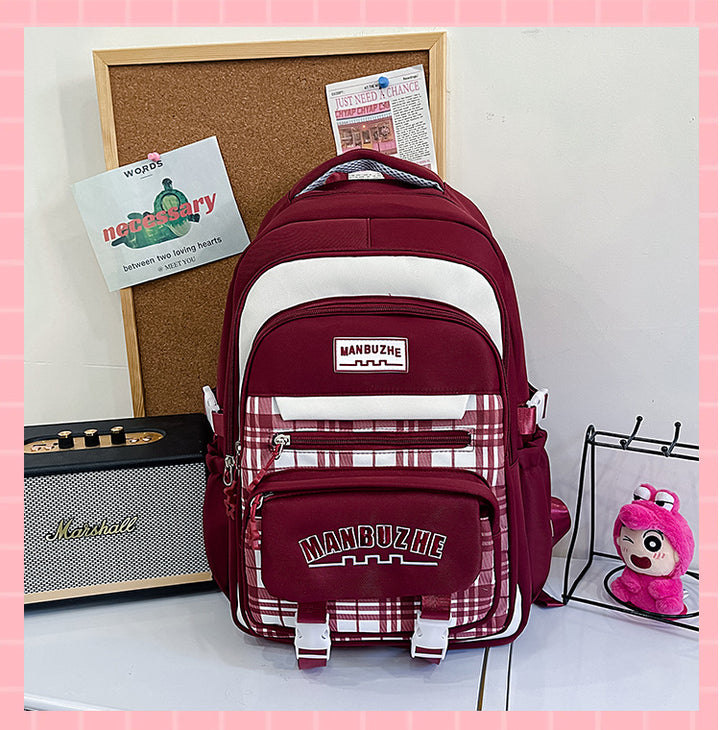 Casual Lightweight School Backpack Bowlift
