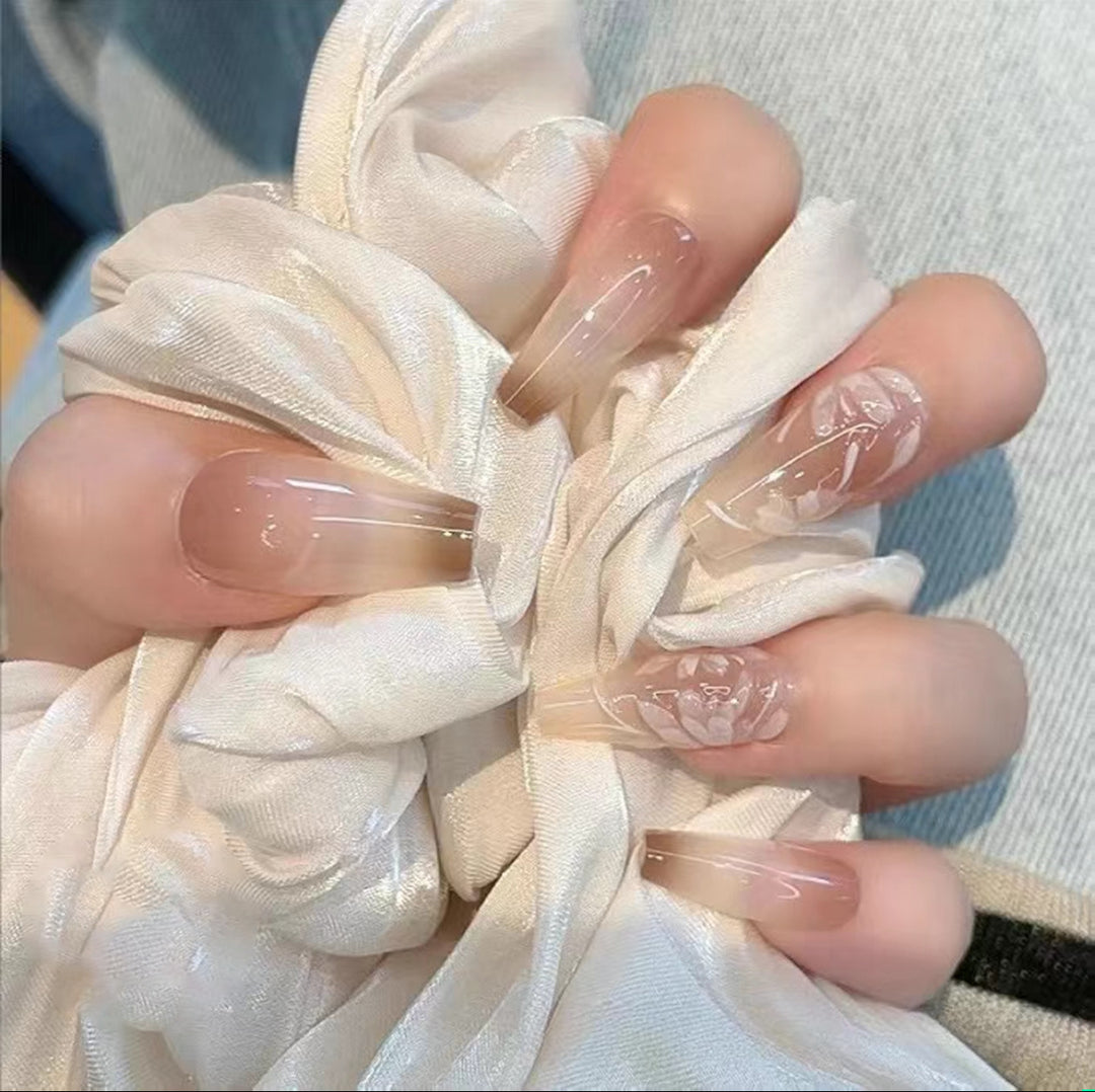 Premium Ombre Press-On Nail Set Bowlift