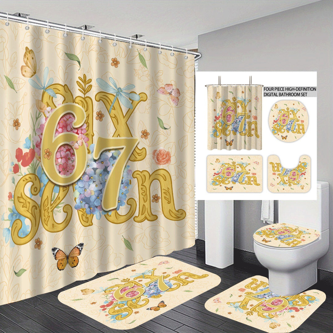 Colorful Dessert-Themed Bathroom Set Bowlift