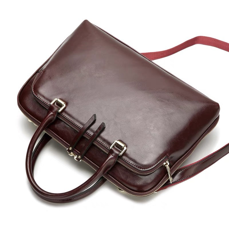 Elegant Business Bag with Structured Design Bowlift