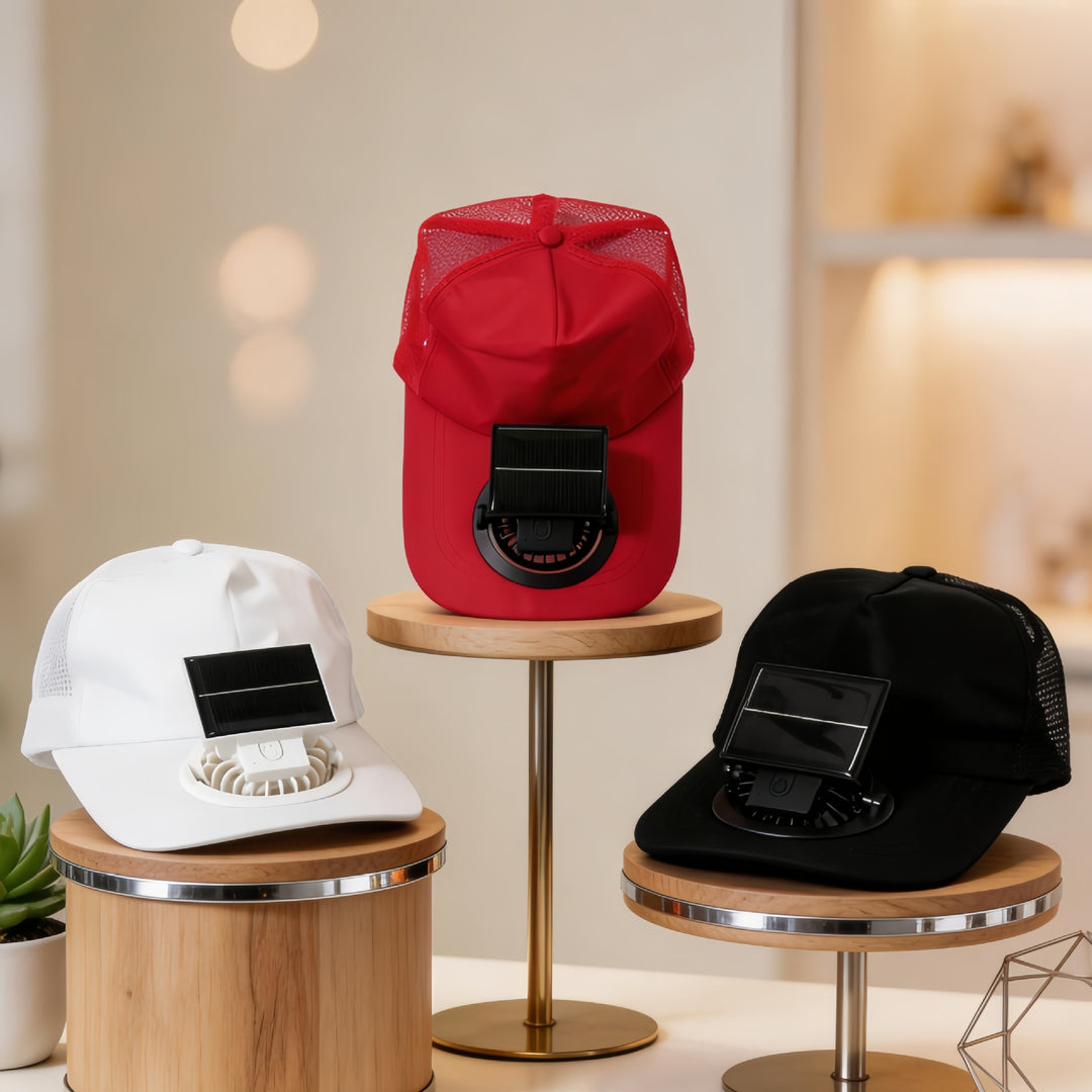 Women's Cooling Cap with Integrated Fan Bowlift