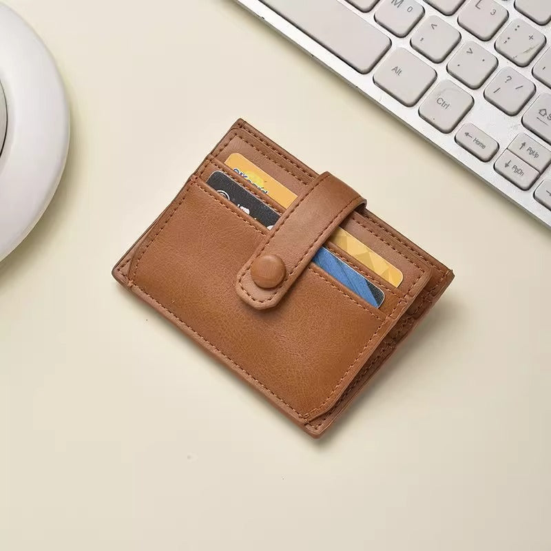 Minimalist Leather Card Holder Bowlift