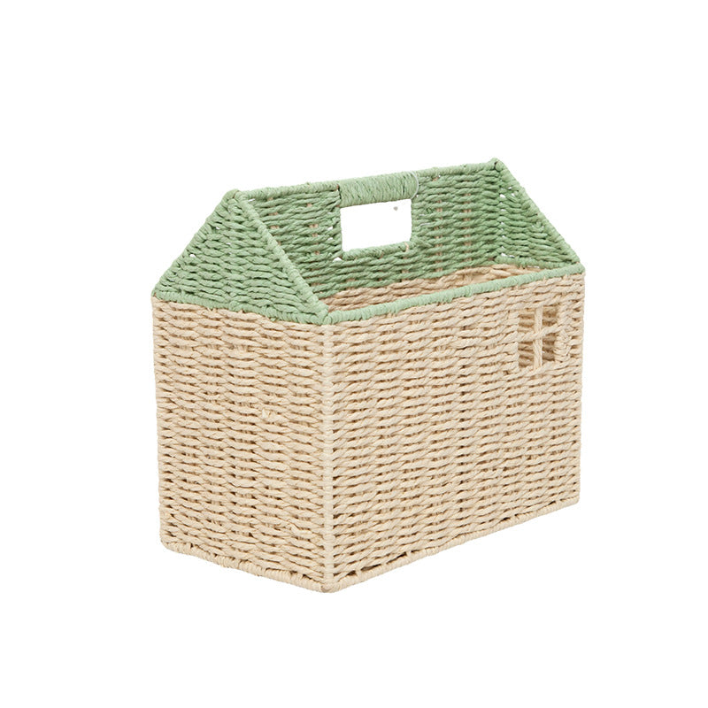 Decorative Storage House Basket Bowlift