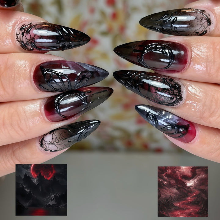 Artful Halloween Art Nails Bowlift