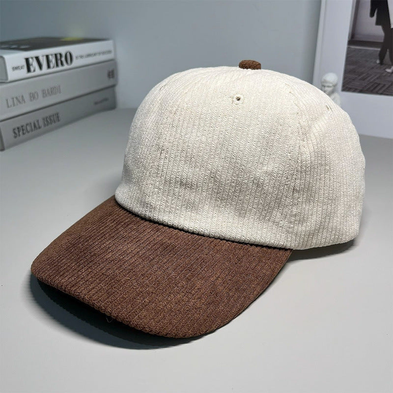 Women's Corduroy Baseball Cap Bowlift