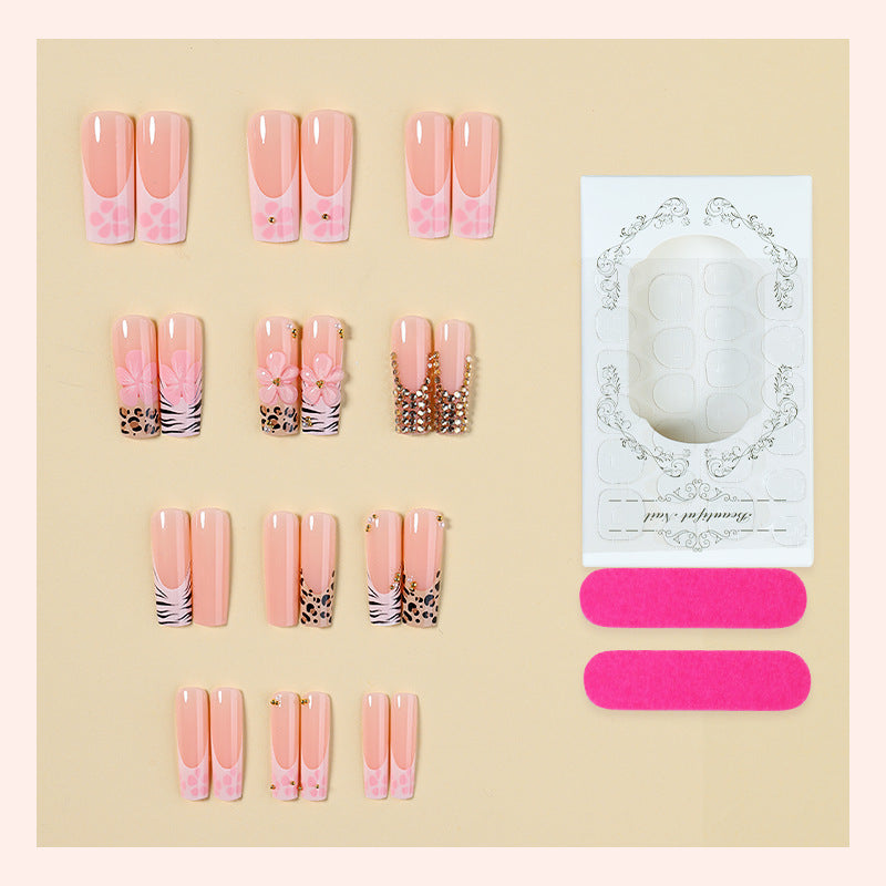 Elegant Decorative Press-On Nail Set Bowlift 1788495542