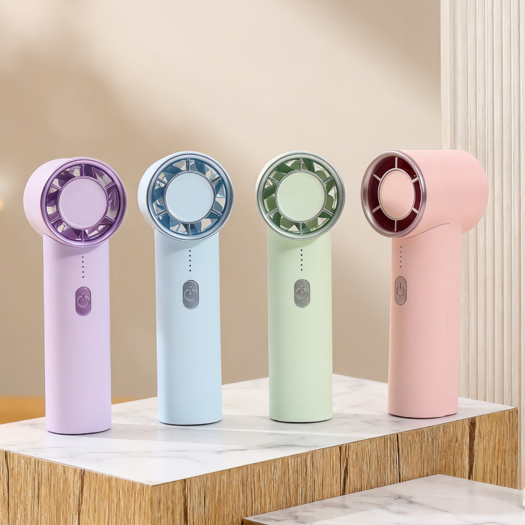Portable hand fan with powerful battery and multiple adjustable speed Bowlift