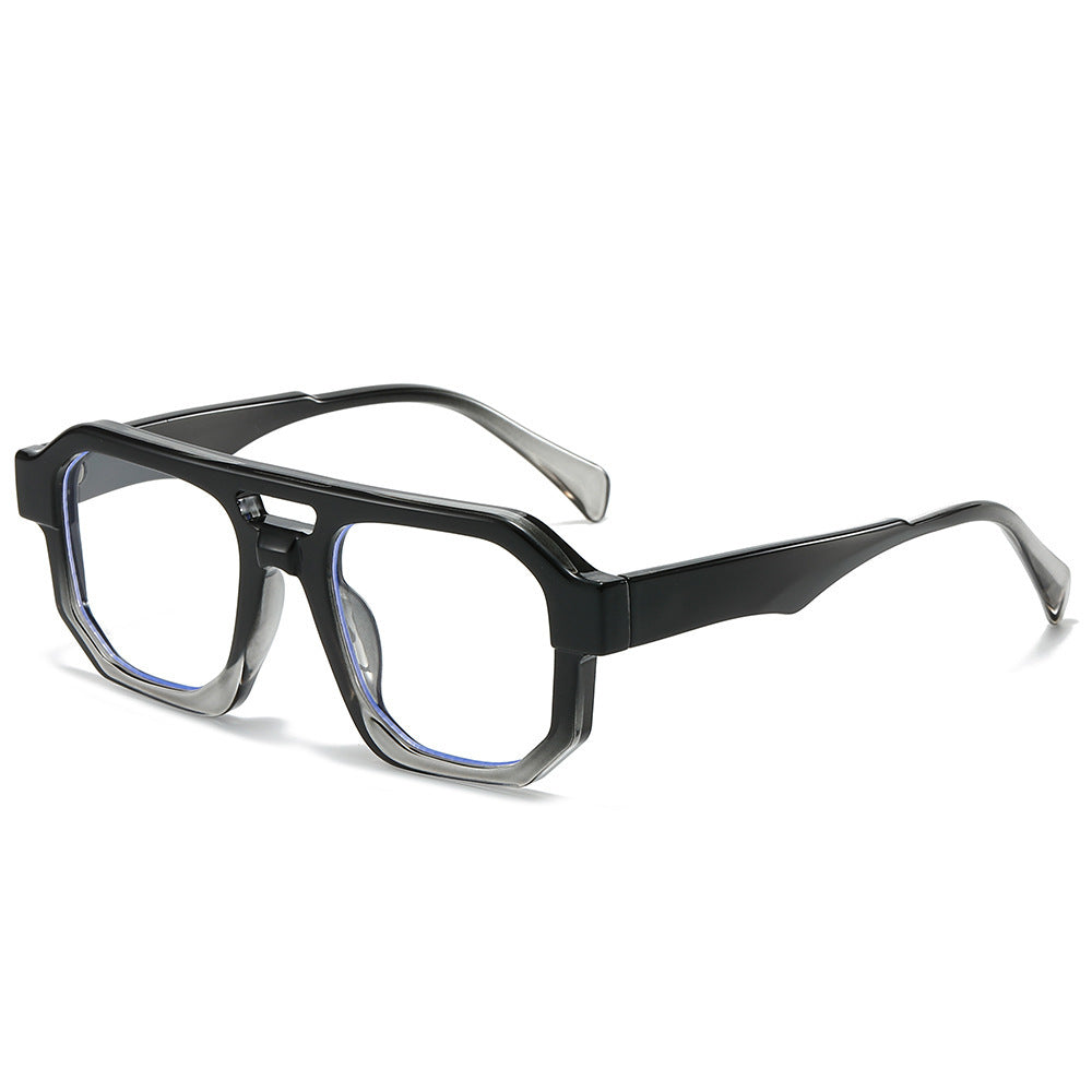 Fashion-Forward Geometric Oversized Sunglasses Bowlift
