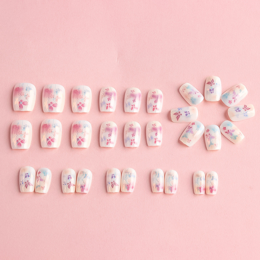 Artistic Floral Nail Art Set Bowlift