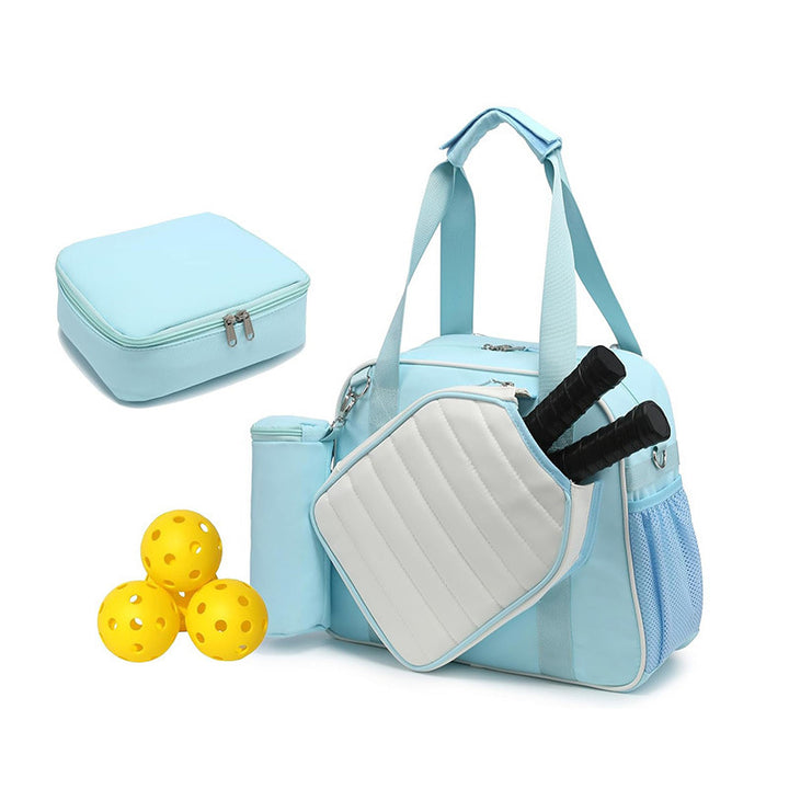 Multifunctional pickleball sports bag with insulated compartment and accessories Bowlift