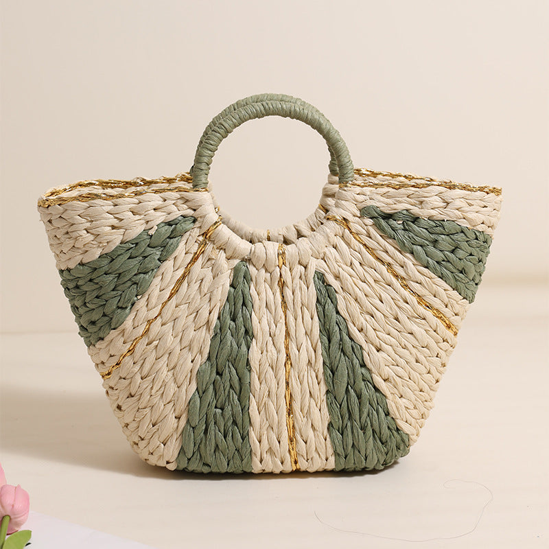 Handcrafted basket bag in modern design Bowlift