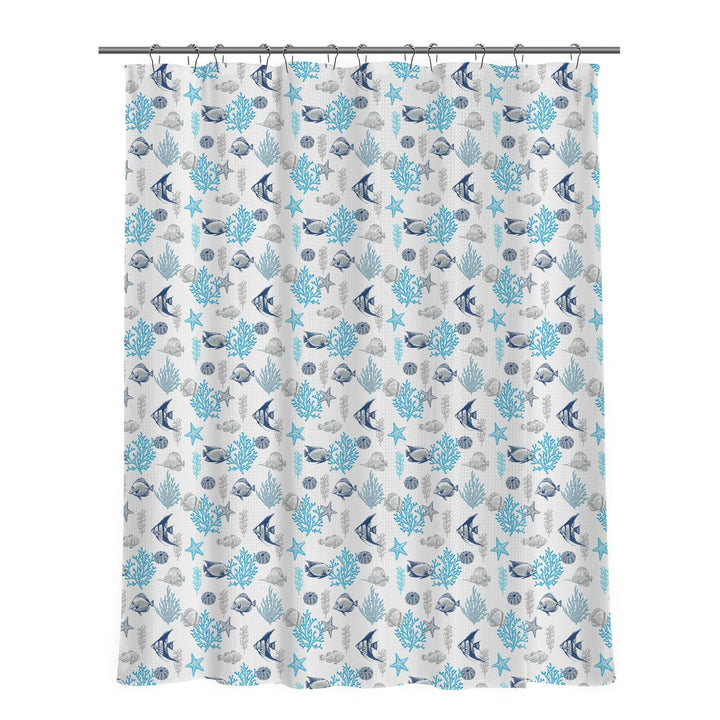 Floral Patterned Shower Curtain Bowlift