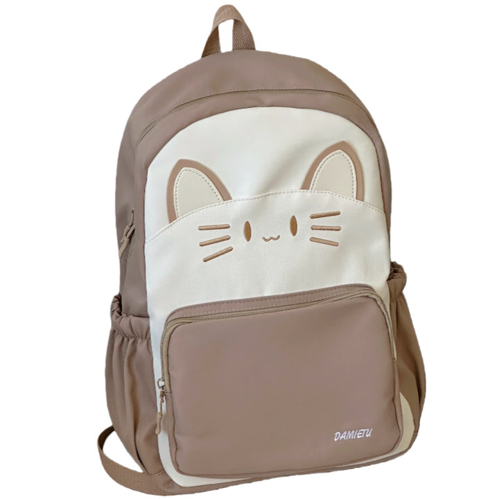 Cute Cat Face Backpack Bowlift