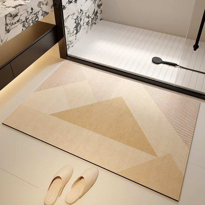 Artistic Bathroom Mat Bowlift