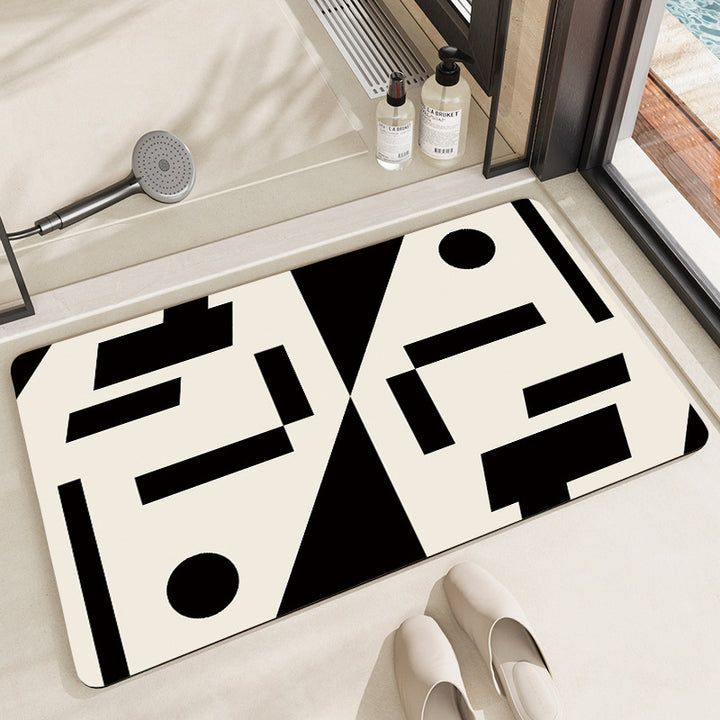 Decorative Bathroom Mat Bowlift