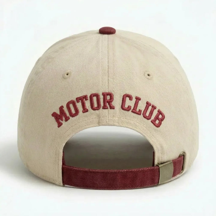 Women's sporty cap with racing motif Bowlift