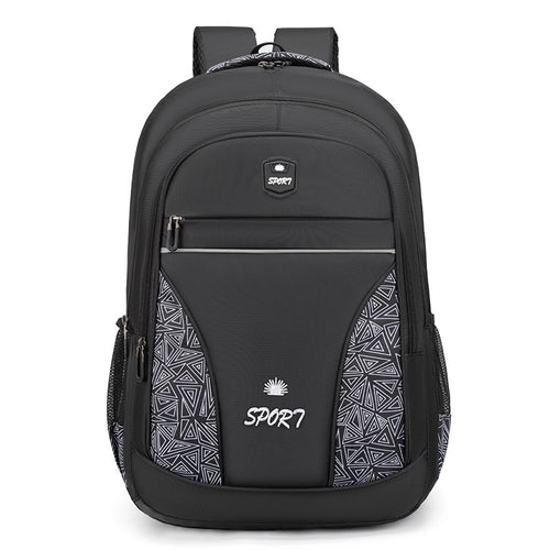 Stylish Geometric Print Backpack Bowlift