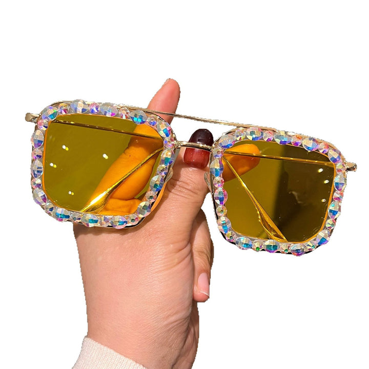 Women's Exclusive Sunglasses with Crystal Accents Bowlift