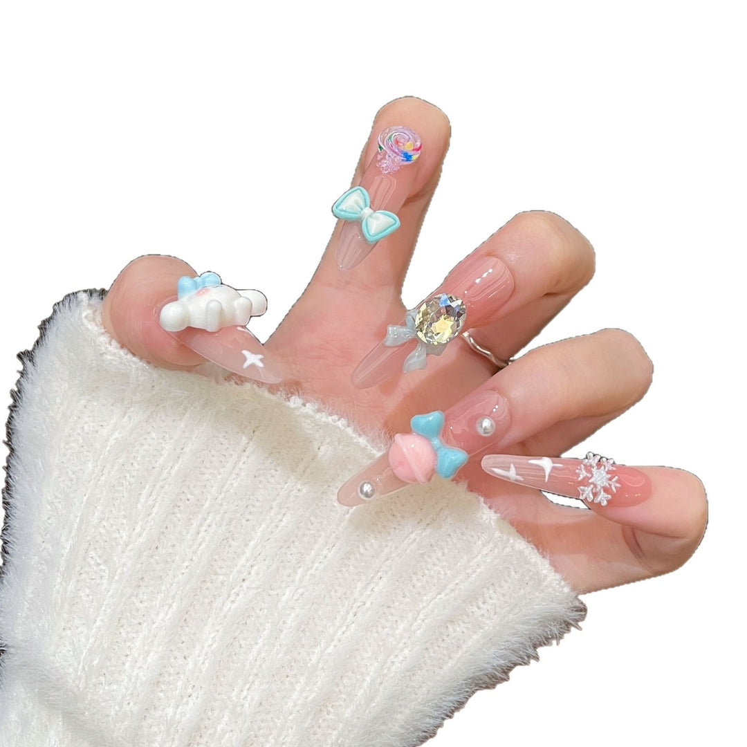 Decorative 3D Character Nail Art Set Bowlift