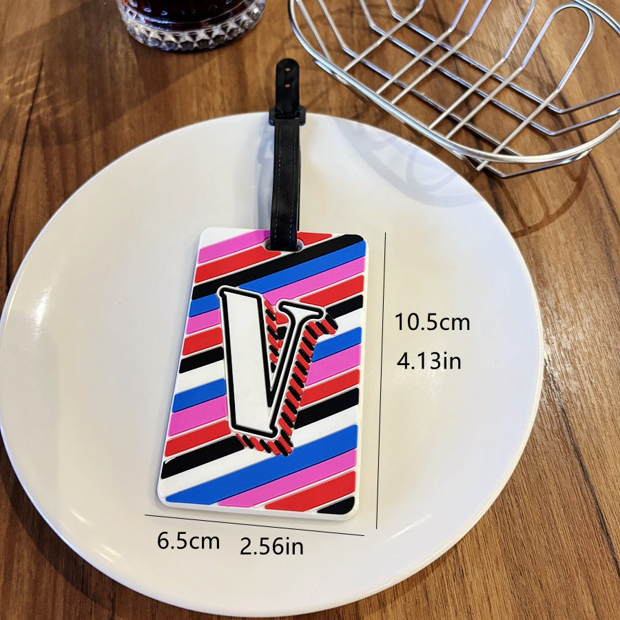 Playful Alphabet Luggage Tag Bowlift