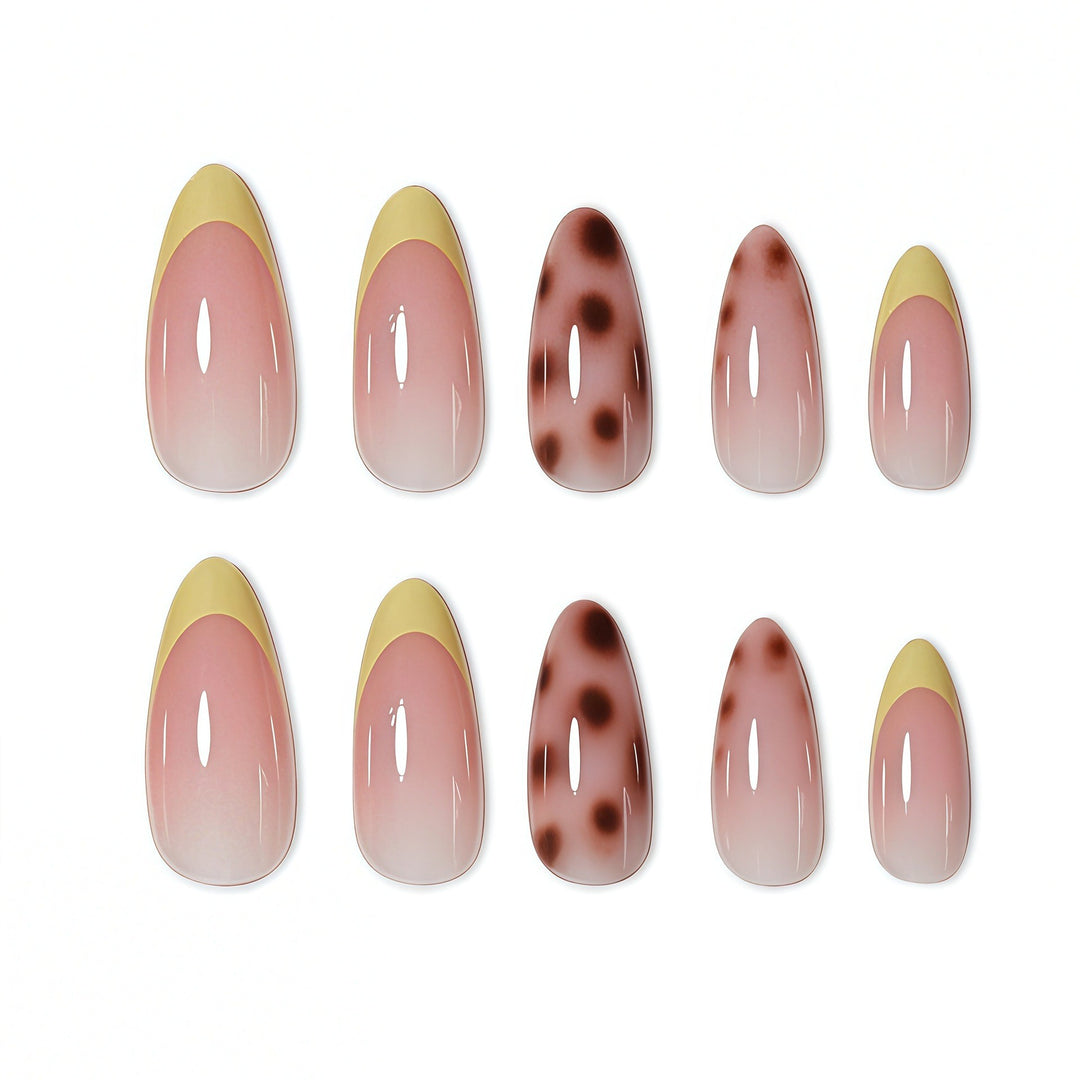Chic Ombre Acrylic Press-On Nails Bowlift