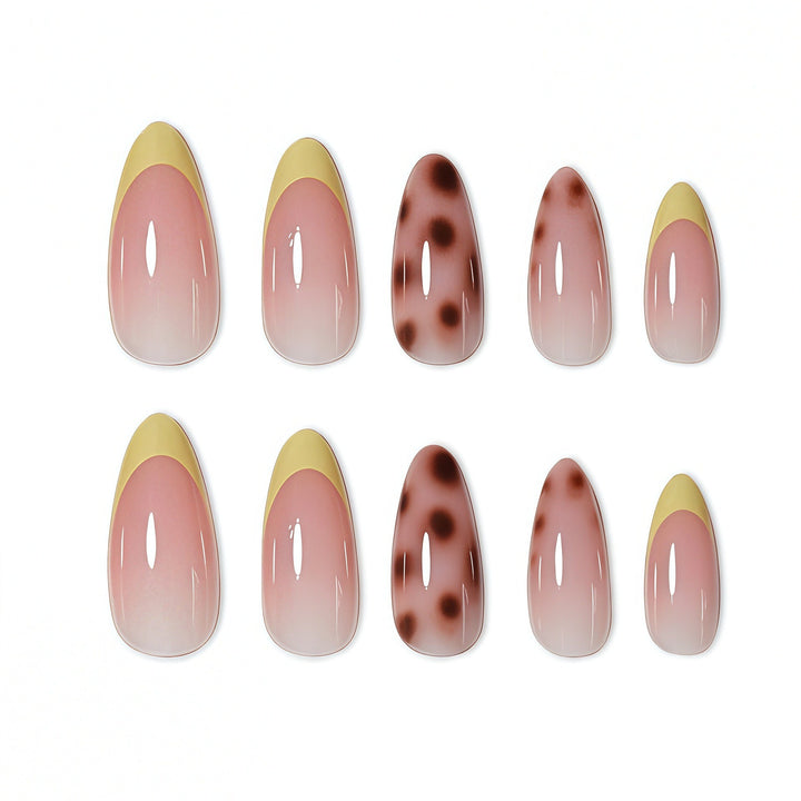 Chic Ombre Acrylic Press-On Nails Bowlift