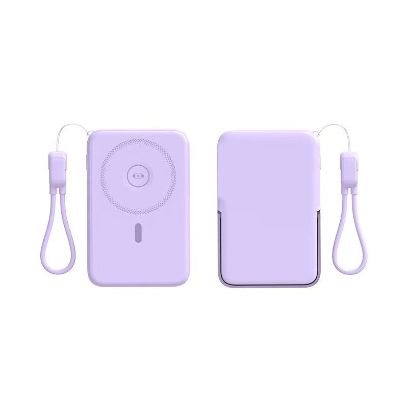 Powerbank with Integrated Wireless Charging Function and LCD Display Bowlift