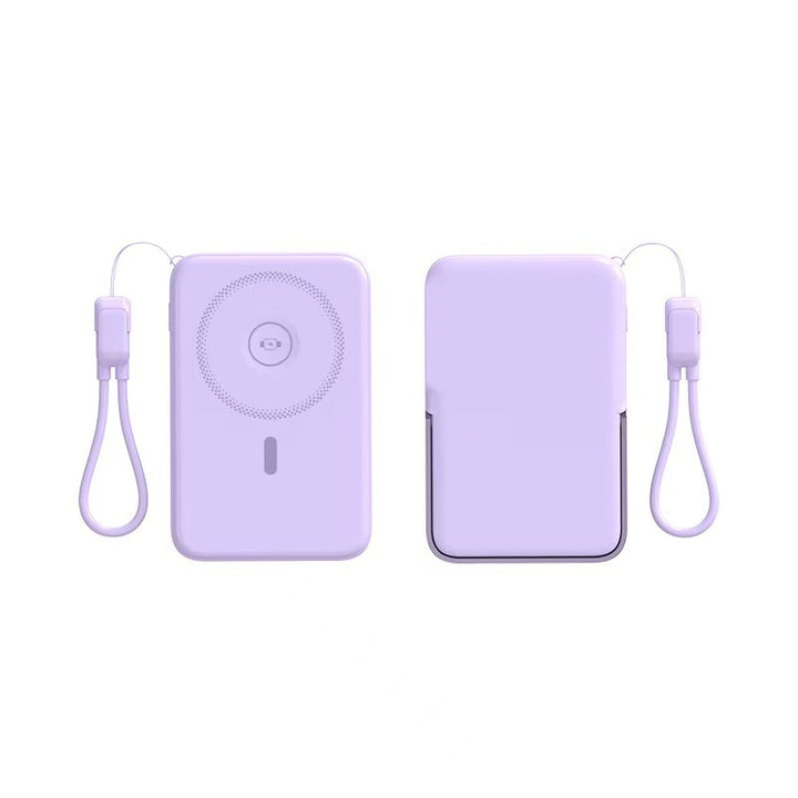 Powerbank with Integrated Wireless Charging Function and LCD Display Bowlift